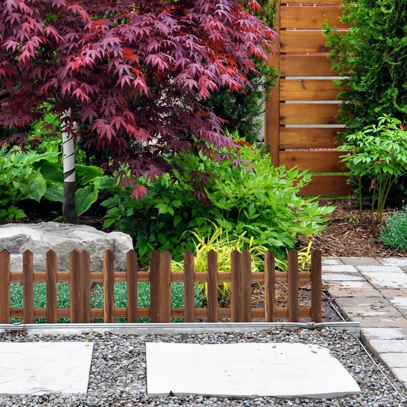 BowLift | Decorative wooden garden fence for flower beds and outdoor areas