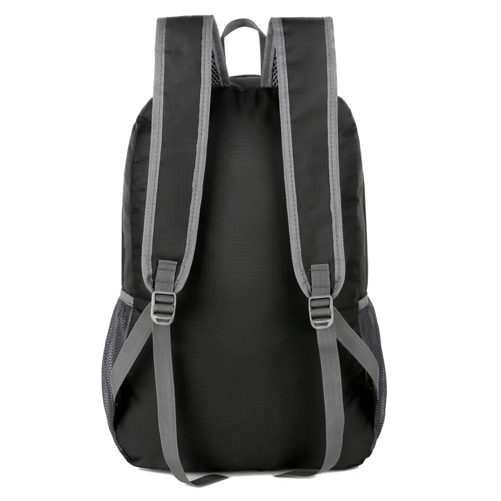 BowLift | TrekVita Foldable Backpack | Ultralight & Waterproof | 31×14×47 cm | Outdoor & Travel Backpack for Men & Women