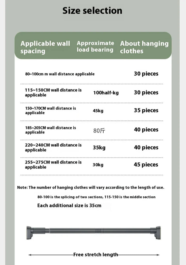 BowLift | Drill-Free Telescopic Hanger Rod