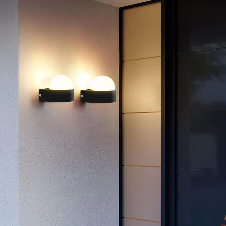 BowLift | LED Outdoor Wall Light AuroBeam | IP66 Waterproof | Motion Sensor & Twilight Sensor | 6W / 12W