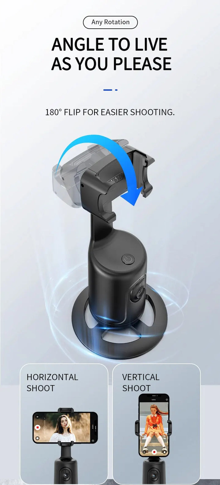 BowLift | Smart Face Recognition Auto Tracking Phone Holder