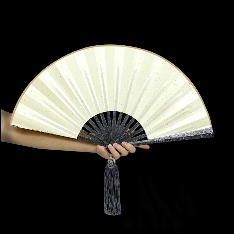 Tungsten Steel Alloy Self-Defense Folding Hand Fan | Bowlift