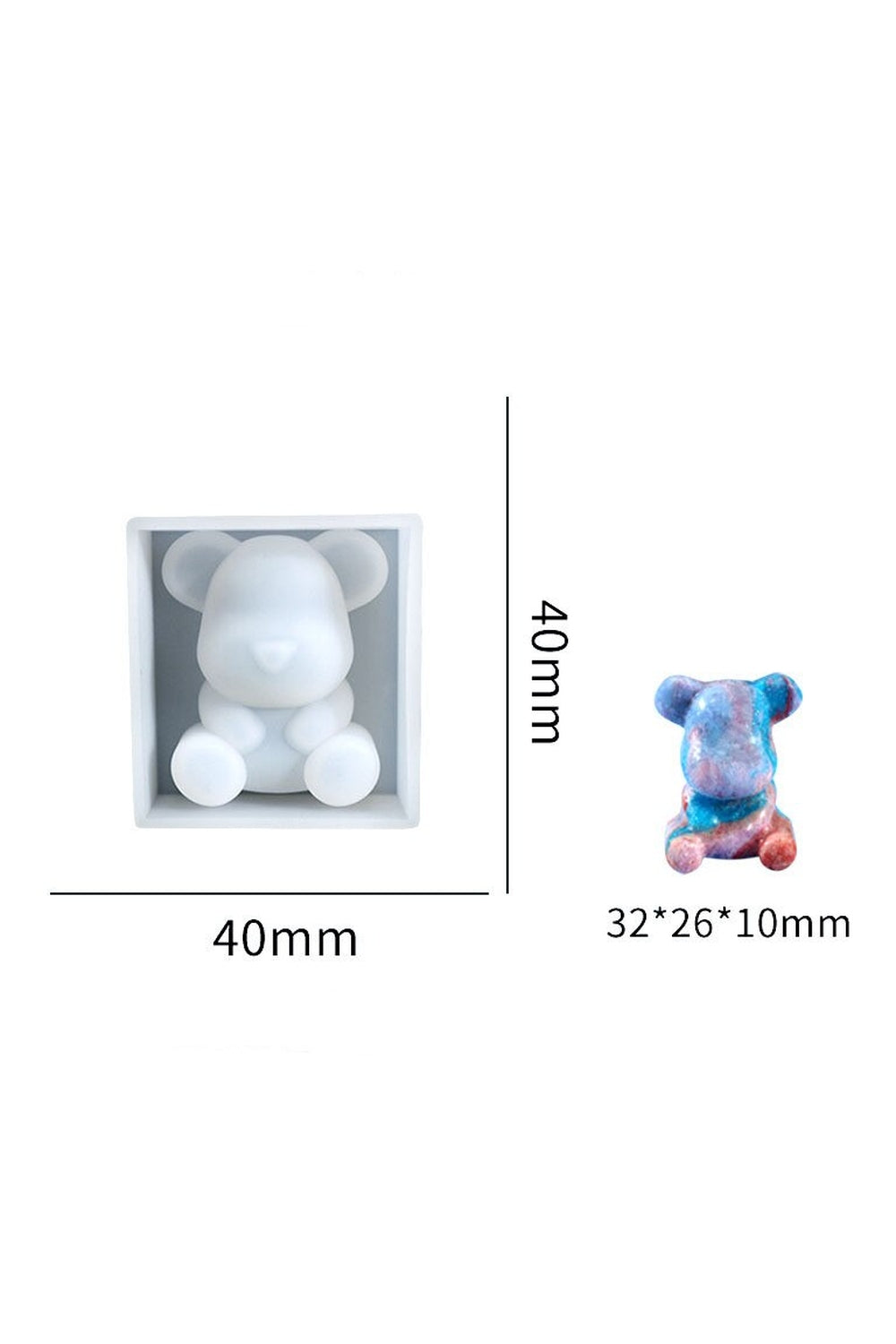 Stereo Bear Candle Shape | Bowlift