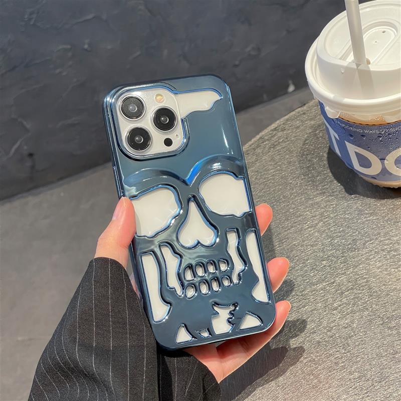 BowLift | Gothic Midnight Skull Phone Case