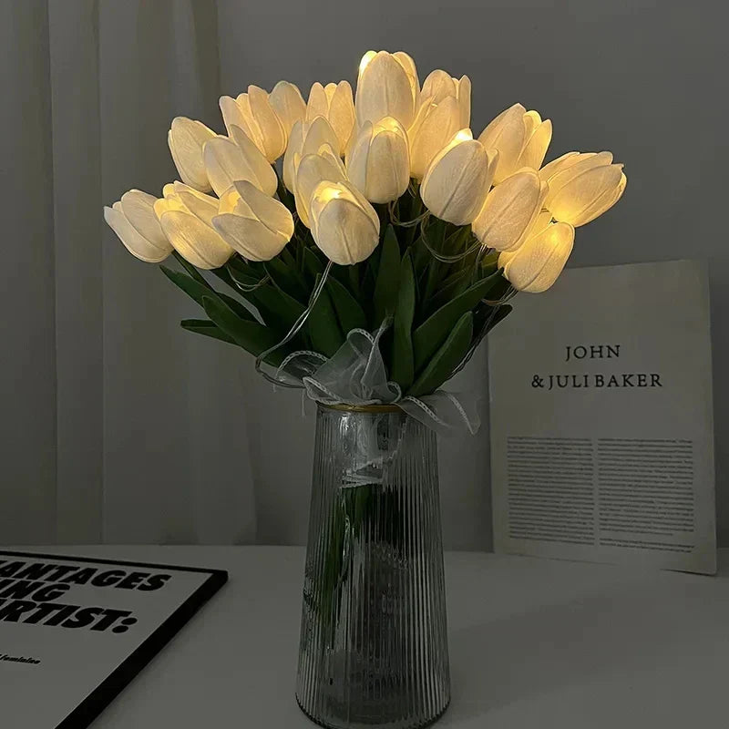 TulipGlow - Portable LED Tulip Night Light Bowlift