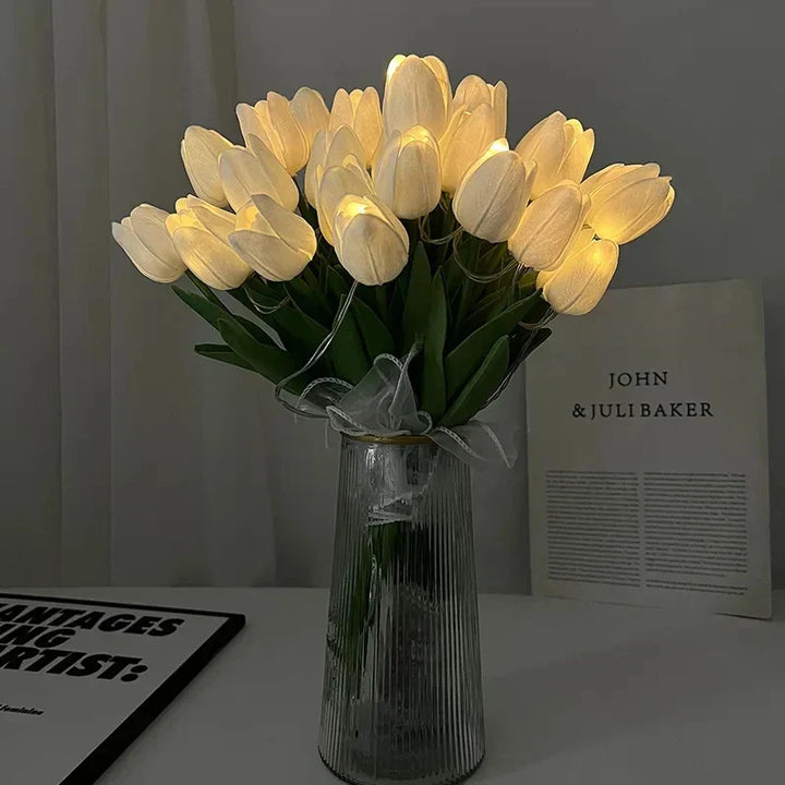 TulipGlow - Portable LED Tulip Night Light Bowlift