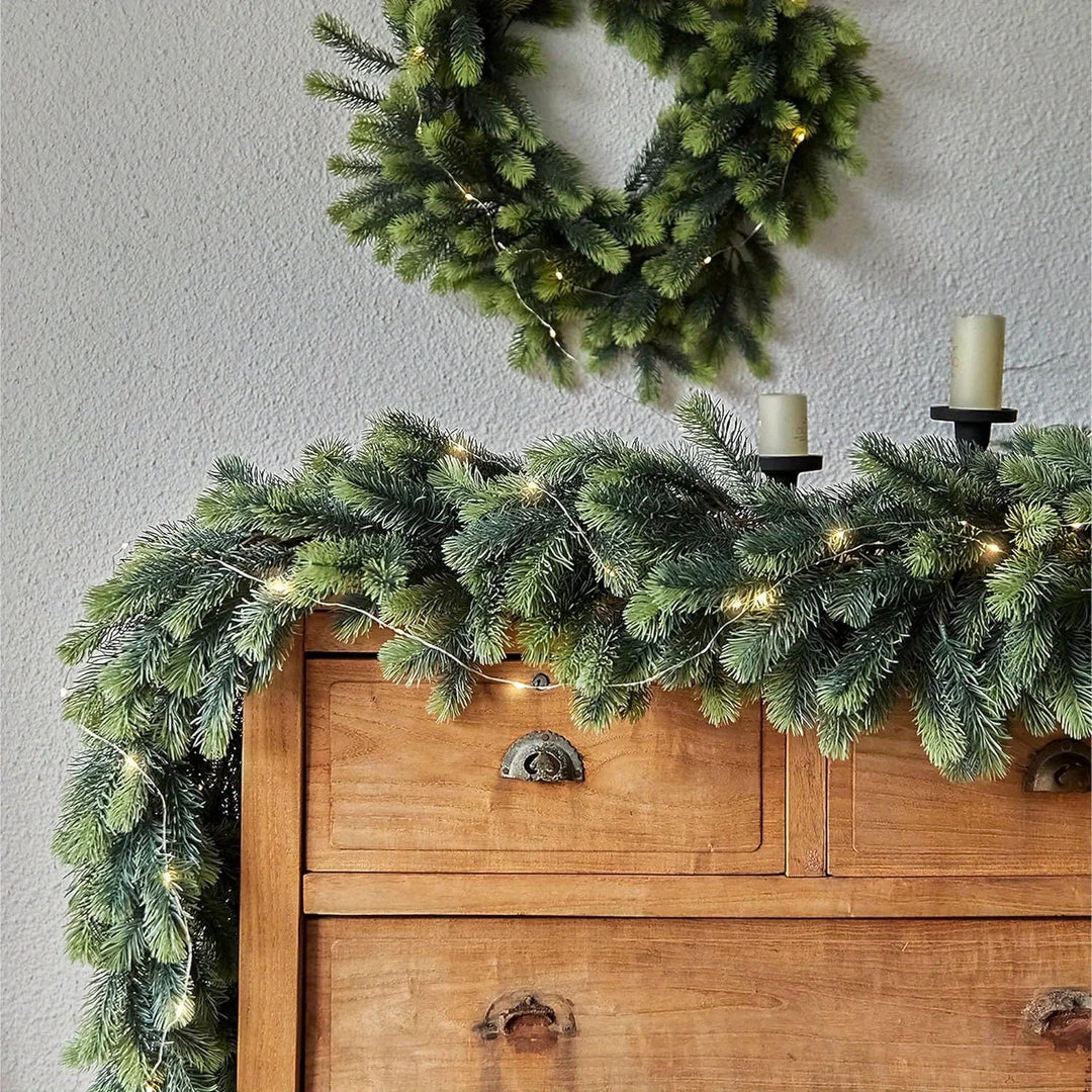 BowLift | LightLux | Artificial Pine Garland with LED Lighting