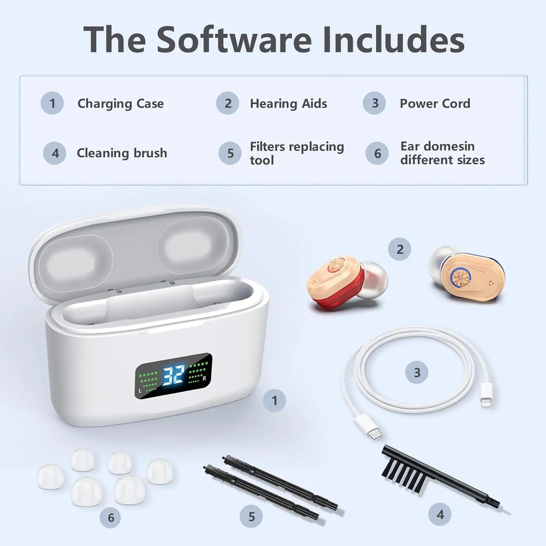 BowLift | Wireless Mini Hearing Aid with Noise Reduction – HearMax