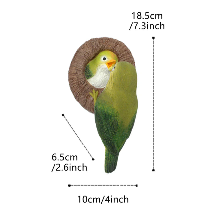 Lovebirds Tree Hug Wall Hanging Decor | Bowlift