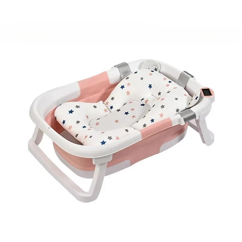 BowLift | Foldable Silicone Baby Bathtub with Real-Time Temperature Sensor