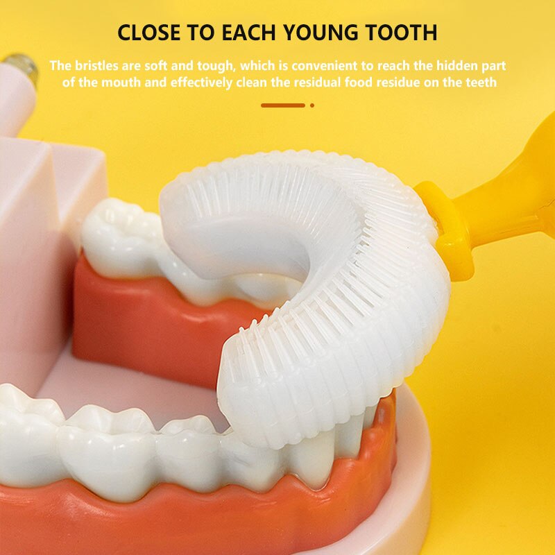 BowLift | Duck U-Shaped Kids Toothbrush