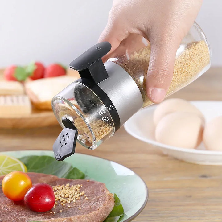BowLift | Elegant push dispenser that makes serving spices easier