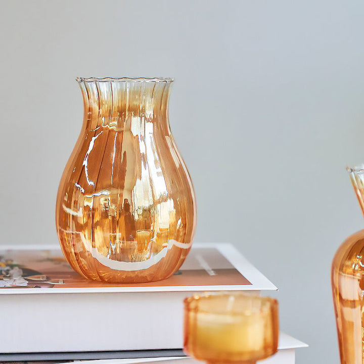 Gold Coat Glass Vase | Bowlift