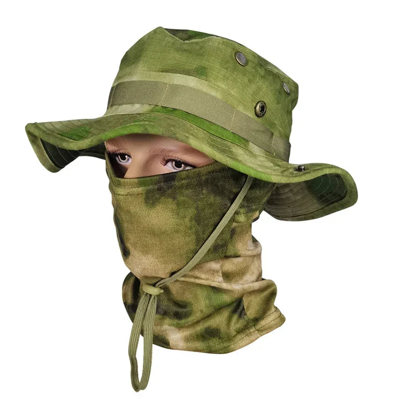 BowLift | Tactical Camouflage Full Face Cover Hat