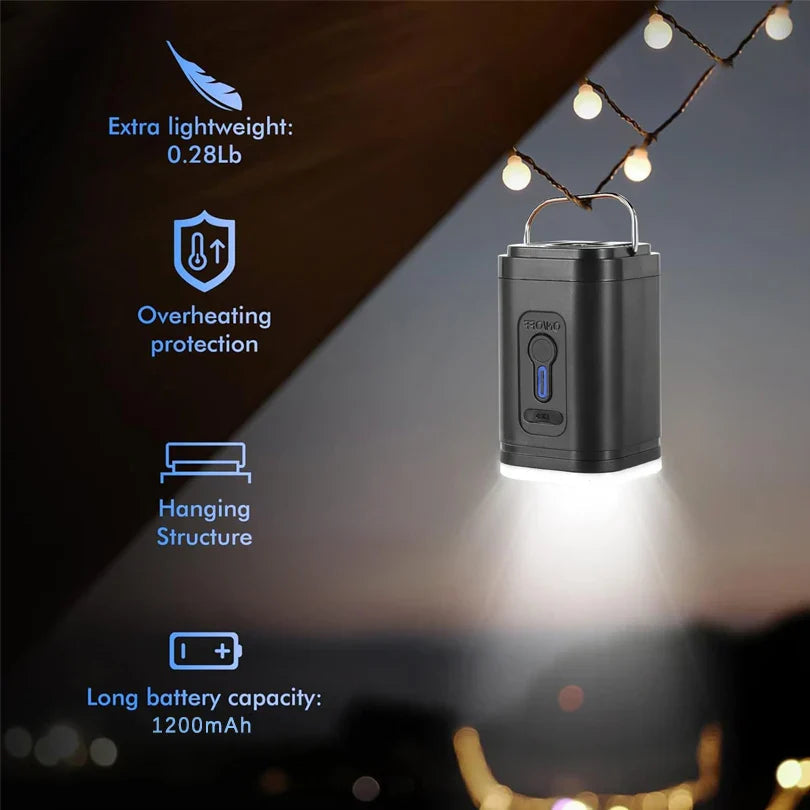 Mini air pump USB-C with 5 nozzles – 200 L/min | Bowlift