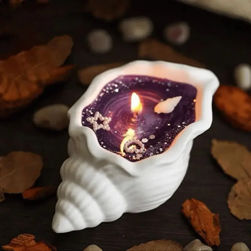 Handmade Sea Shell Starfish Aromatherapy Candle | Bowlift