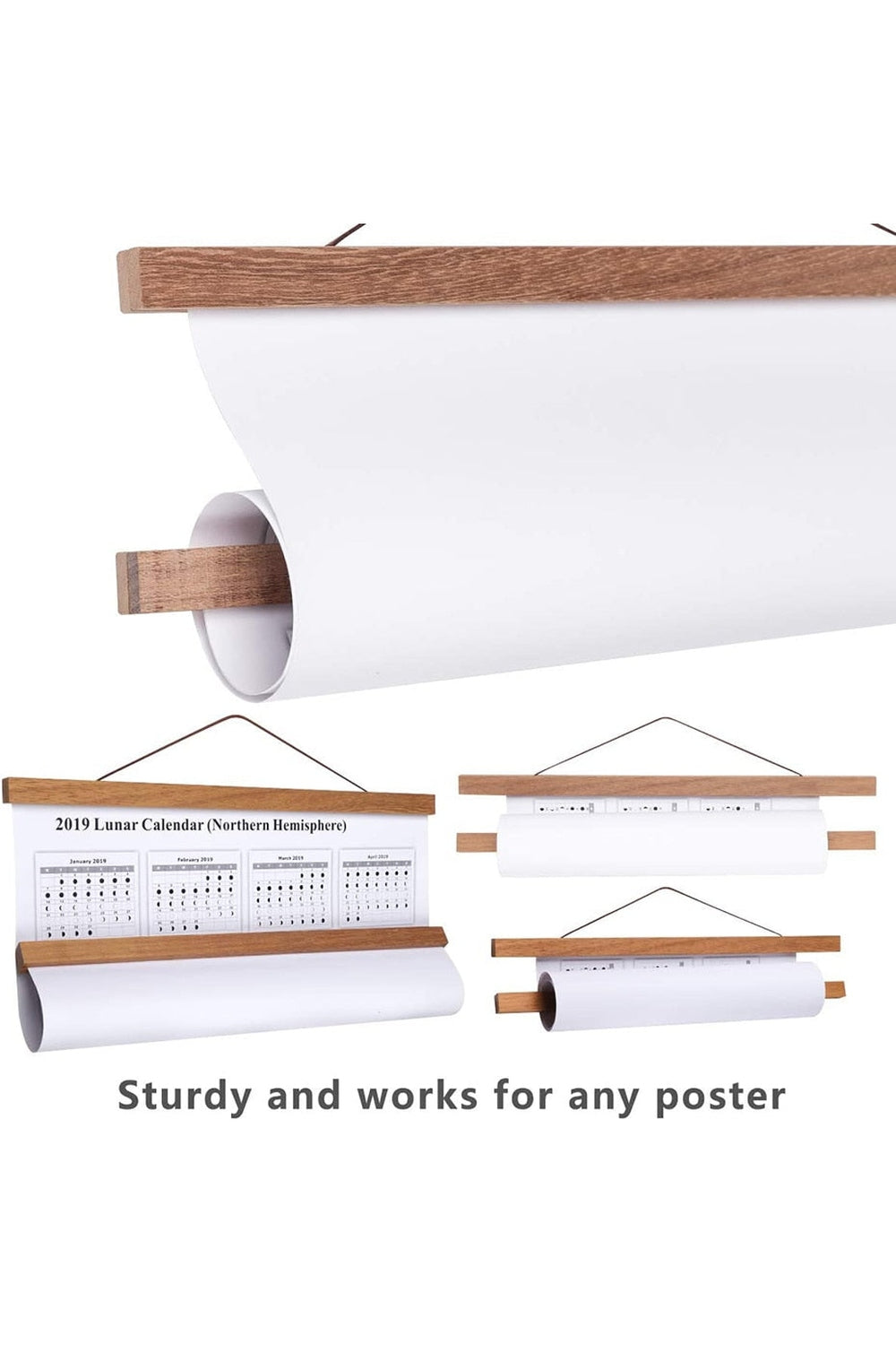 Magnetic poster frame hooks | Bowlift
