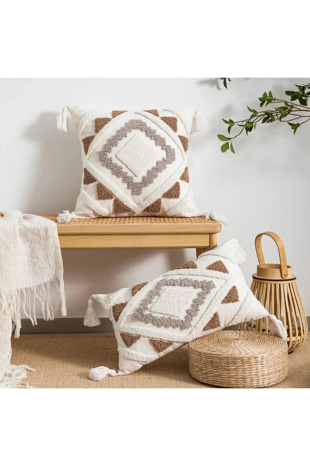 Color Boho Geometric Pillowcase | Bowlift
