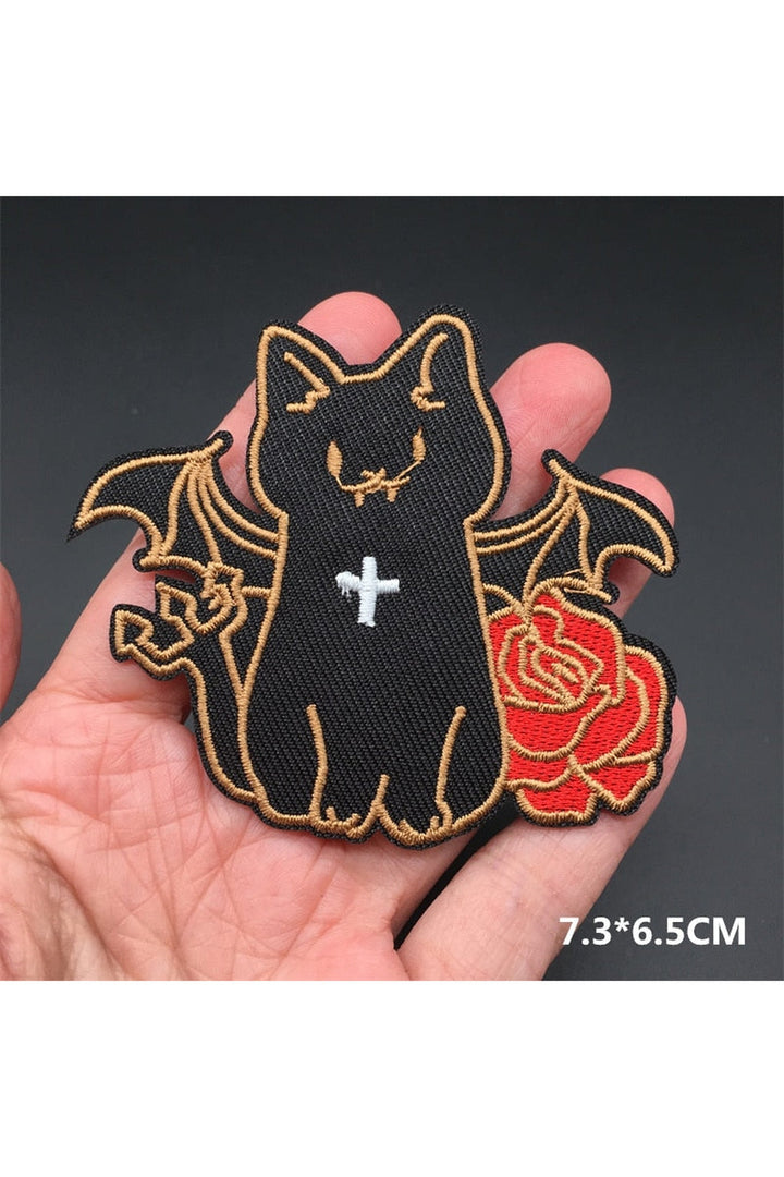 Punk embroidered patch set | Bowlift