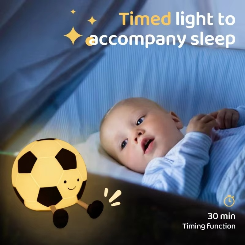 BowLift | Rechargeable Football Night Light with 3-Level Dimming