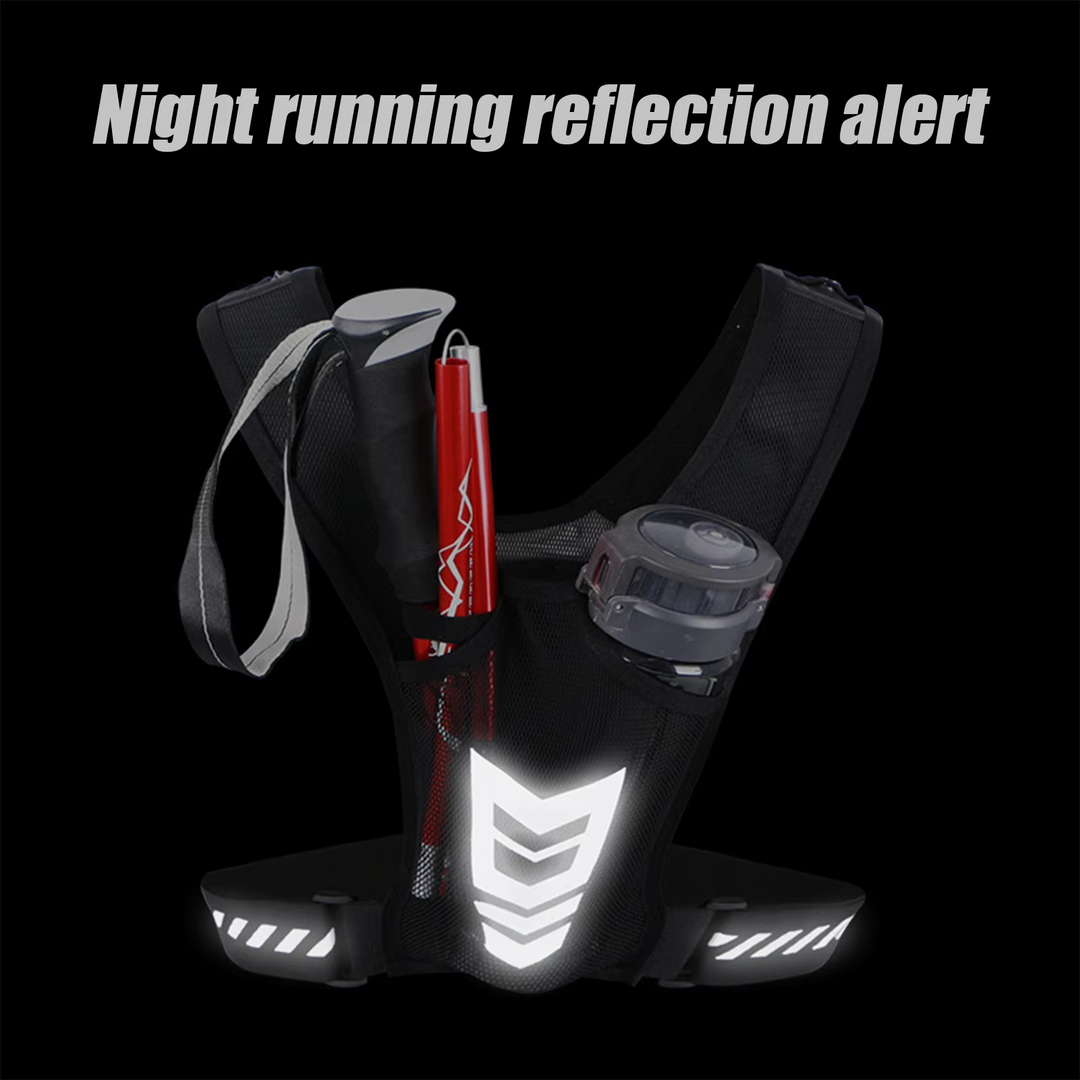 BowLift | Ultra Light Running Vest with Phone Pocket and Hydration Bottle Holder for Outdoor Sports