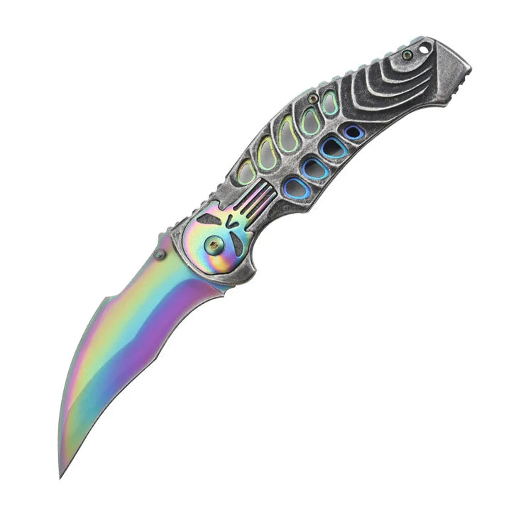 Tactical Nigh Skull Foldable Pocket Knife | Bowlift