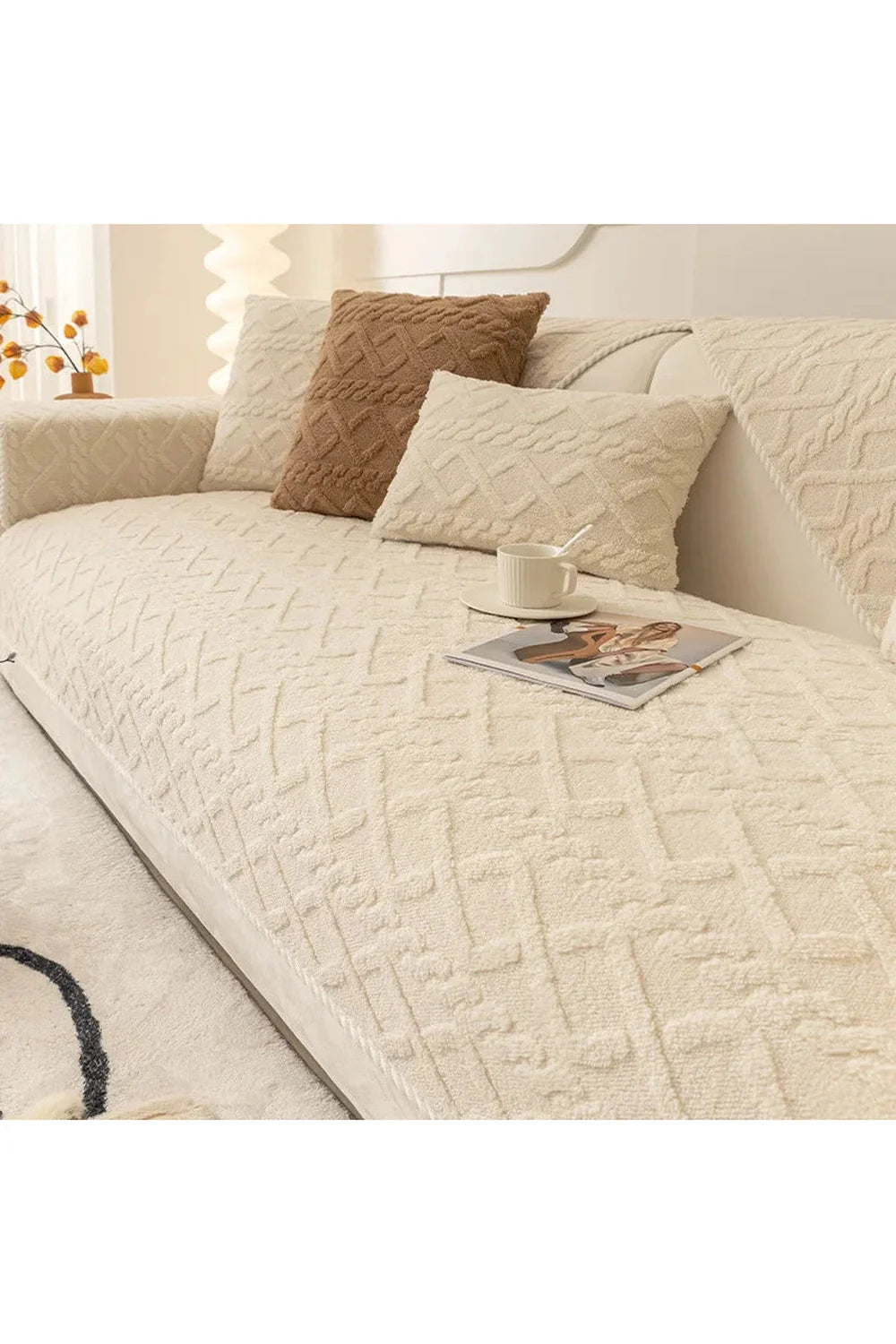 Jacquard Sofa blanket | Bowlift