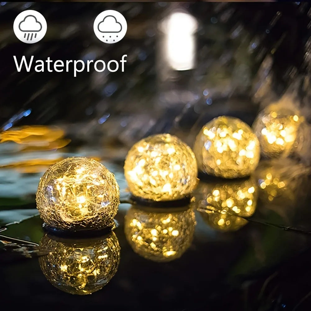 BowLift | Solar-Powered Glass Ball Magical Garden Light