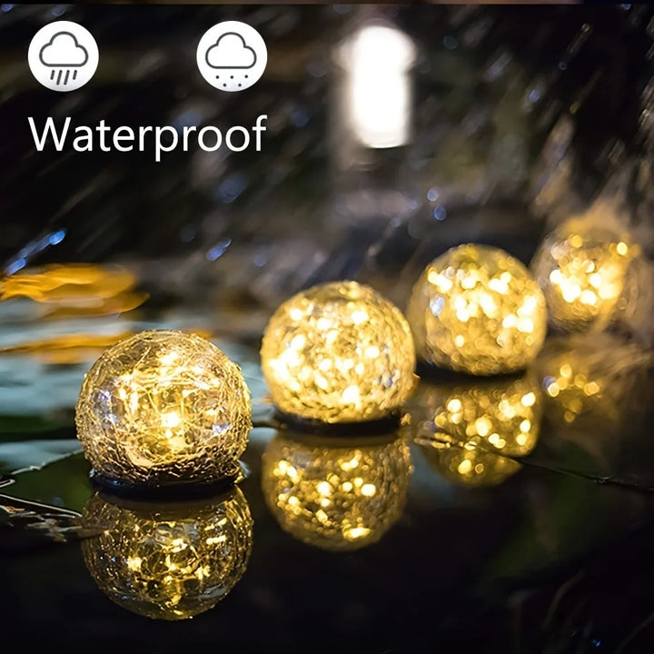 BowLift | Solar-Powered Glass Ball Magical Garden Light