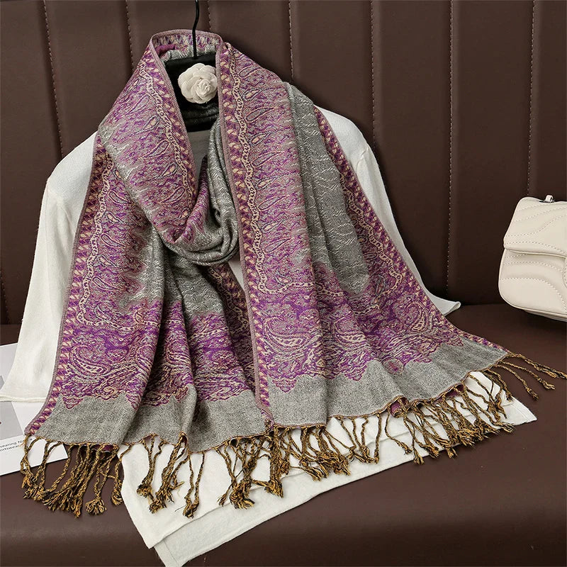 BowLift | Élégancea | Women's Scarf | Cashmere Feel | 70 × 190 cm | Luxury Print & Warm