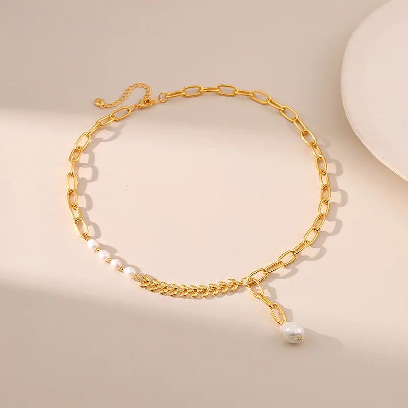 BowLift | 18k Minimal Mix Chain Lariat Necklace