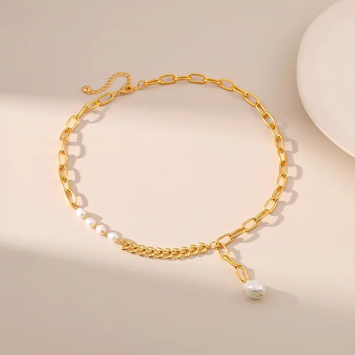 BowLift | 18k Minimal Mix Chain Lariat Necklace