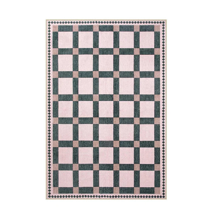 Plaid Fluffy Rug | Bowlift