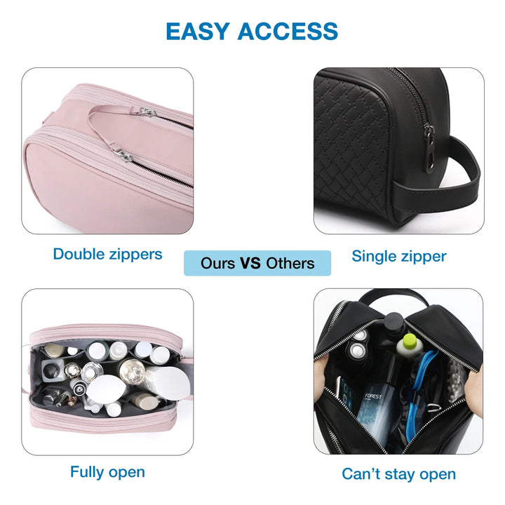 BowLift | Kosmetixo Waterproof Cosmetic Bag for Women & Men | Lightweight Toiletry Bag in S/M/L | Travel Accessories for Toiletries & Make-up | Unisex Travel Organizer