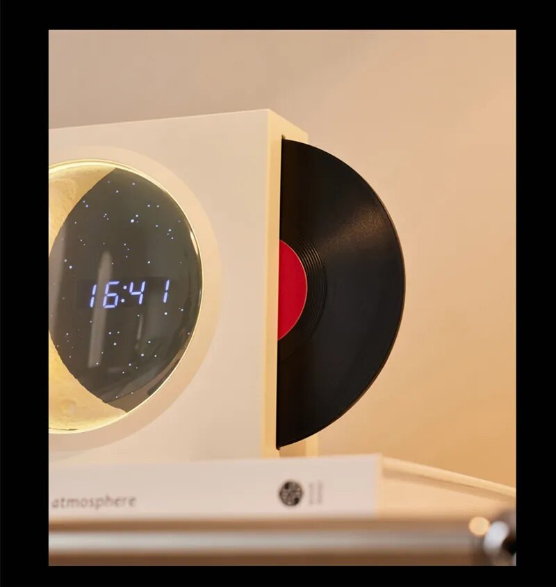 Lunar Tune Wireless Speaker Clock | Bowlift