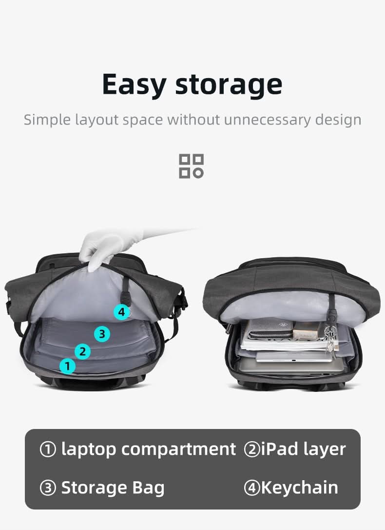 BowLift | Multifunctional outdoor backpack with USB port