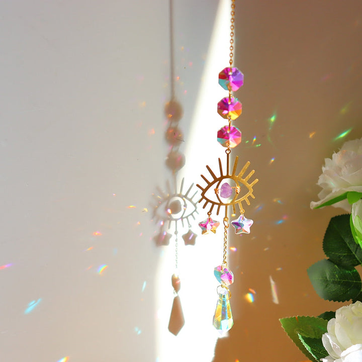Dream Combo Symphony Crystal Wind Chime Moon Sun Catcher | Bowlift