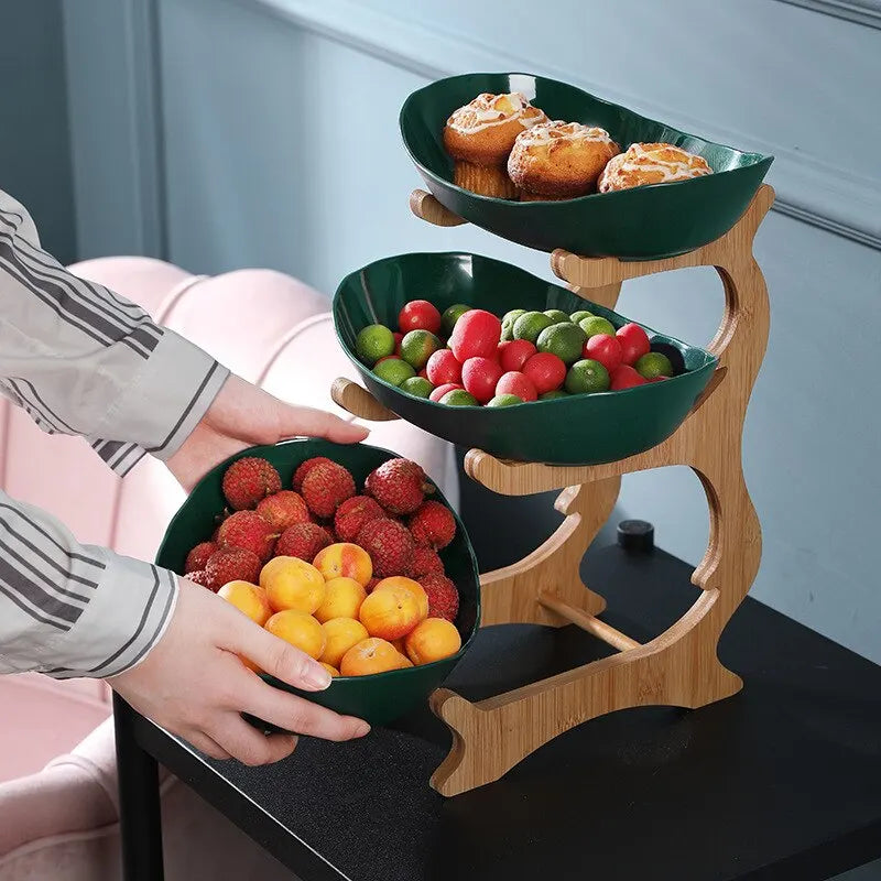 BowLift | Stylish Metal Fruit Stand with 2 or 3 Layers - StackFruit