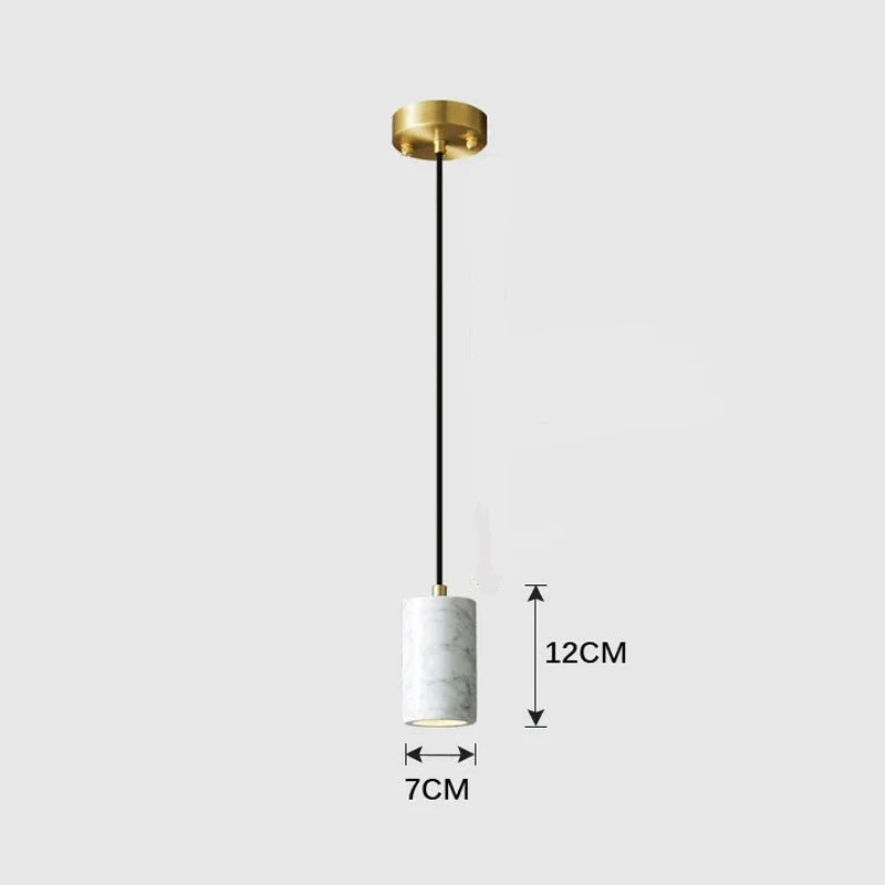 BowLift | Minimalistic Marble LED Pendant Light