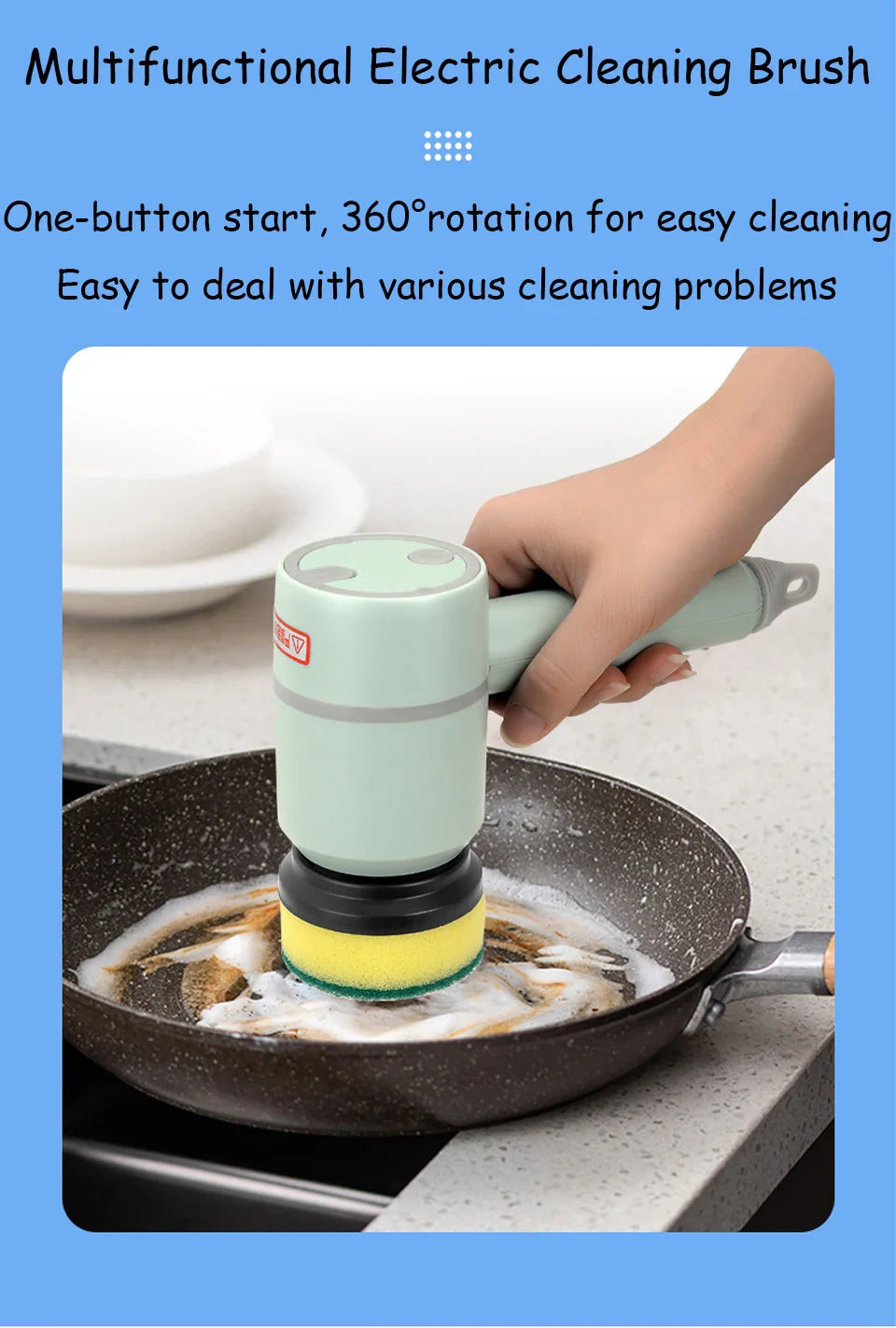 BowLift | Multipurpose Electric Cleaning Brush