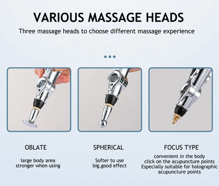 BowLift | Multifunctional Acupuncture Massage Pen - 5 Heads