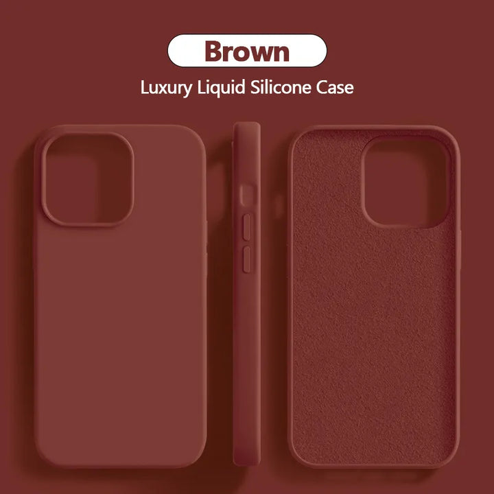 BowLift | Liquid silicone case shockproof for iPhone 15 14 13