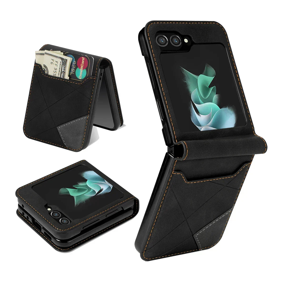 BowLift | Leather Wallet Case for Samsung Galaxy Z Flip Series