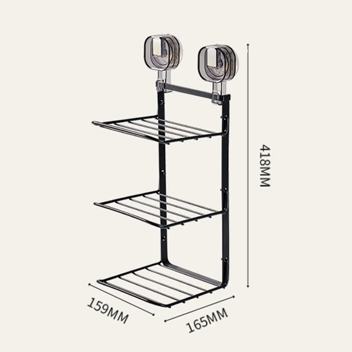 BowLift | Food Preparation Wall-Mounted 3-Layer Organizer Rack