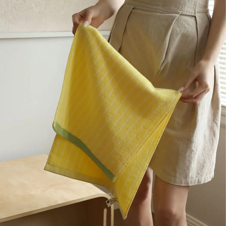 Stripe Pattern Cotton Towel | Bowlift