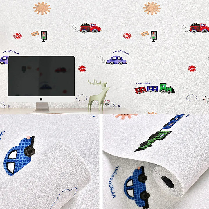 BowLift | 3D Linen Self-Adhesive Waterproof Wall Sticker