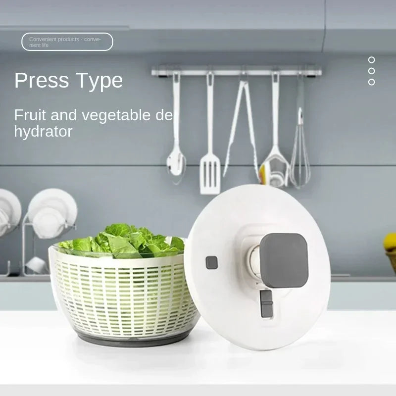 BowLift | Compact One-Hand Spin Salad Spinner Dryer Bowl
