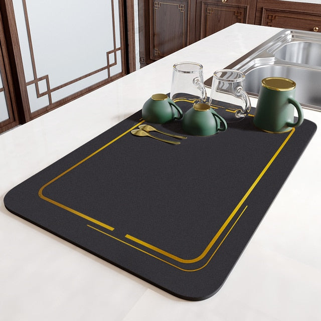 AbsorpTowel Mat - Antislip, Ultra-absorbing and Stylish Bowlift