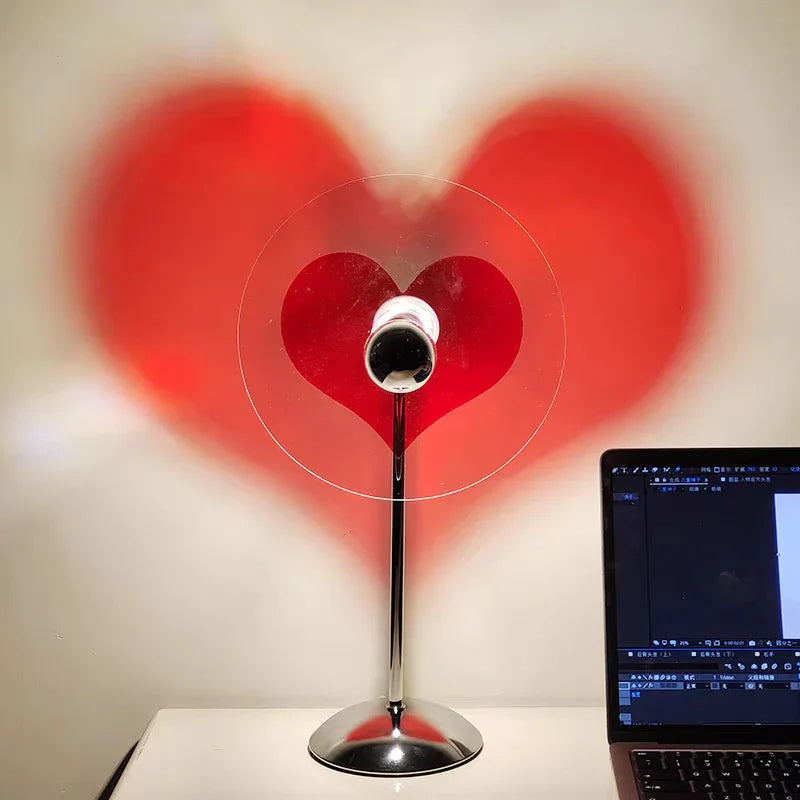 Romantic LED projection lamp – mood light for a romantic atmosphere | Bowlift