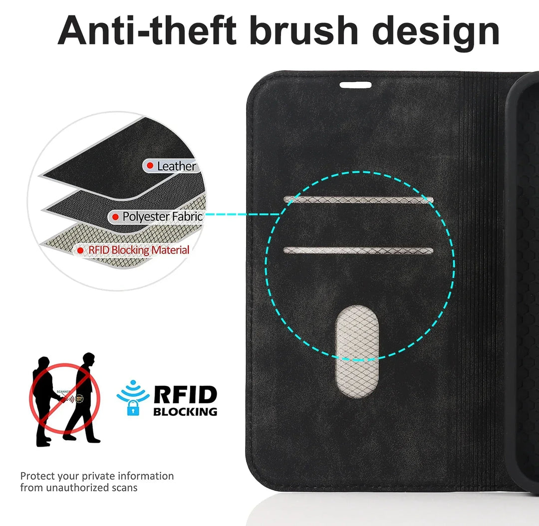 BowLift | Wallet Case MagSafe Wireless Charging - iPhone